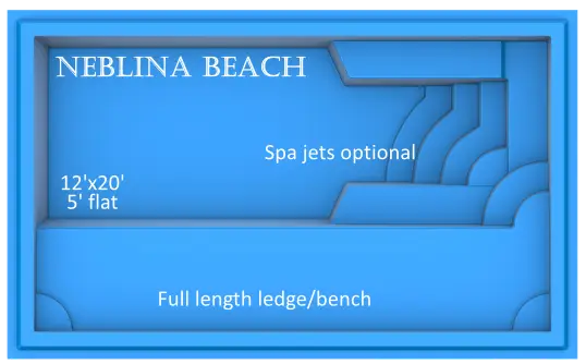 Neblina Beach by Rainforest Pools