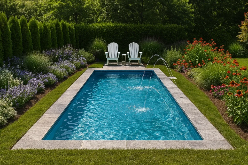 Neblina Beach Fiberglass Pool by Little Bay Pool Spa